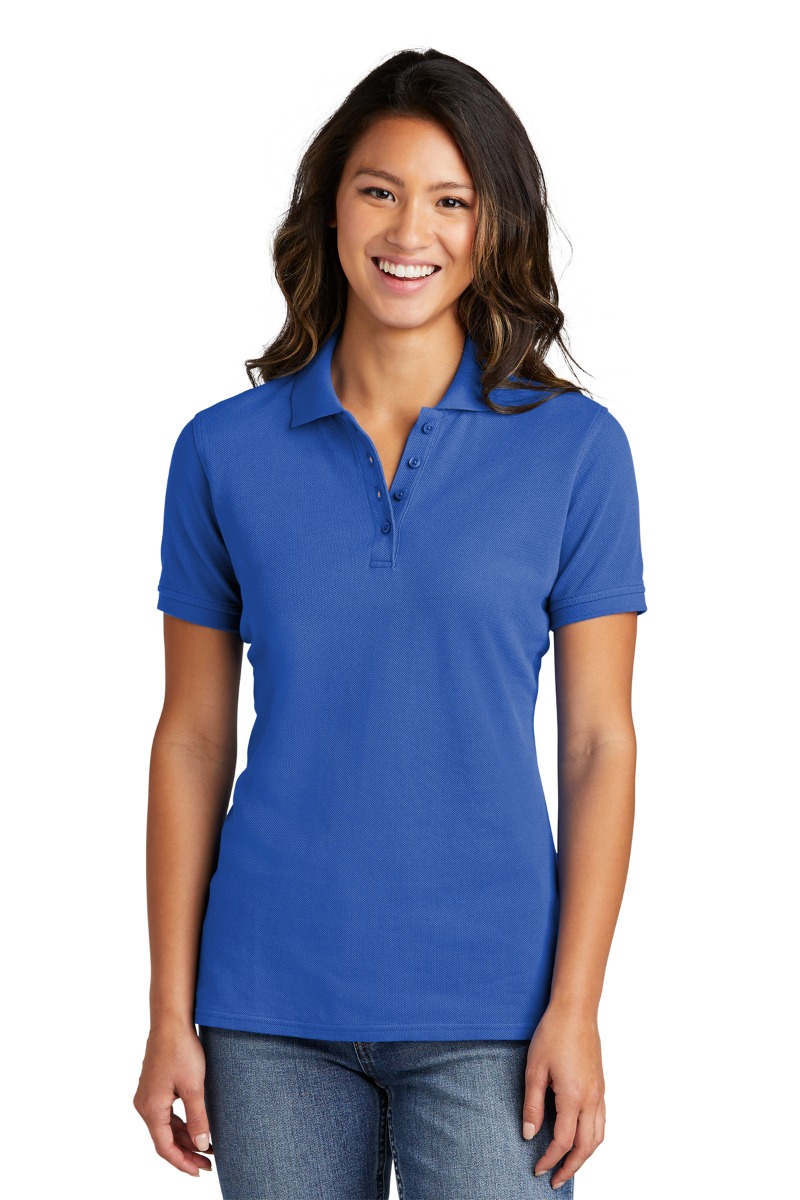 Port & Company Women's Combed Ring Spun Pique Polo Product Image