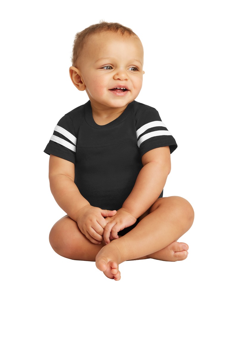 Rabbit Skins Infant Football Fine Jersey Bodysuit Product Image