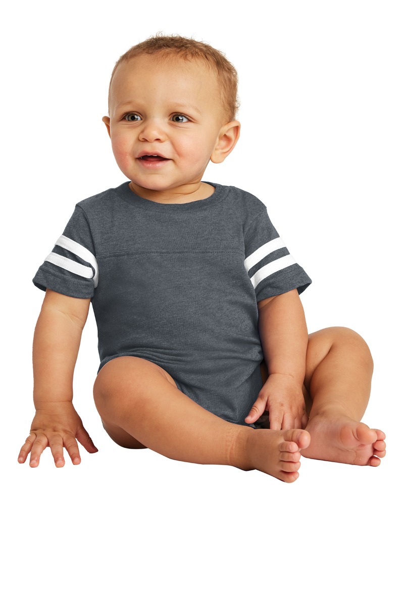 Rabbit Skins Infant Football Fine Jersey Bodysuit Product Image