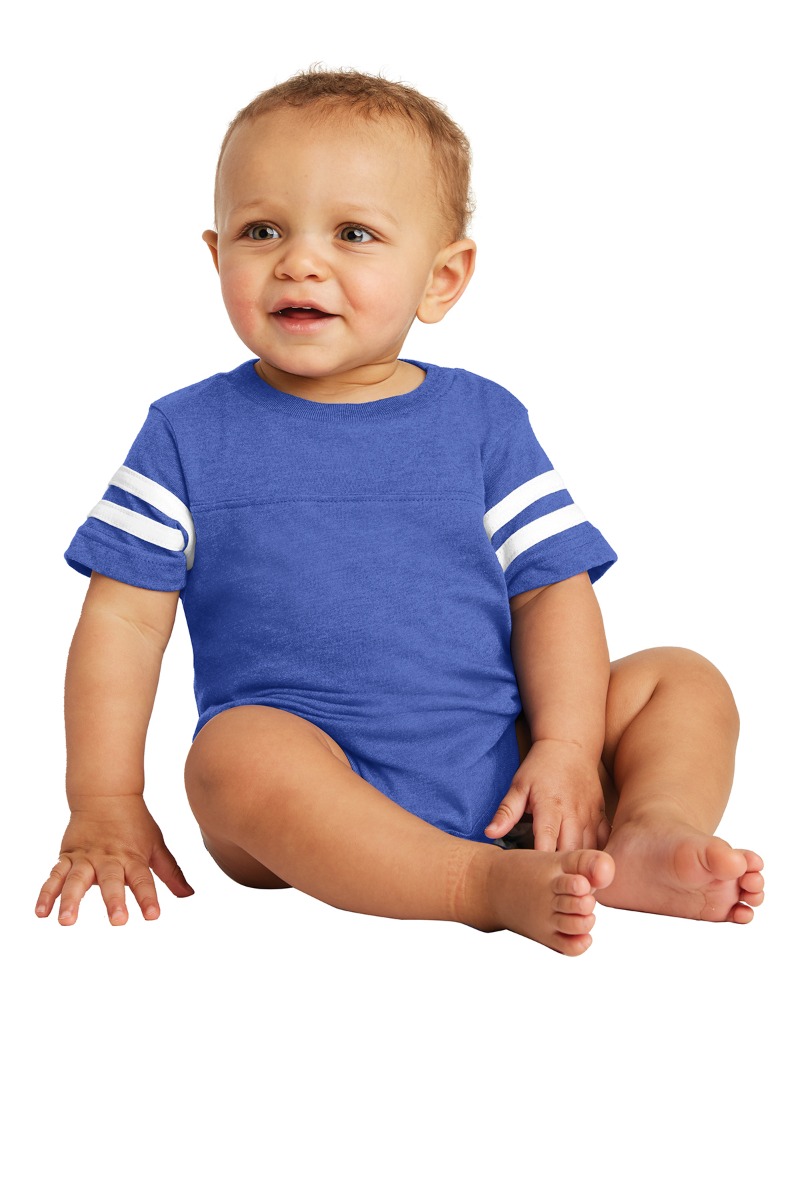 Rabbit Skins Infant Football Fine Jersey Bodysuit Product Image