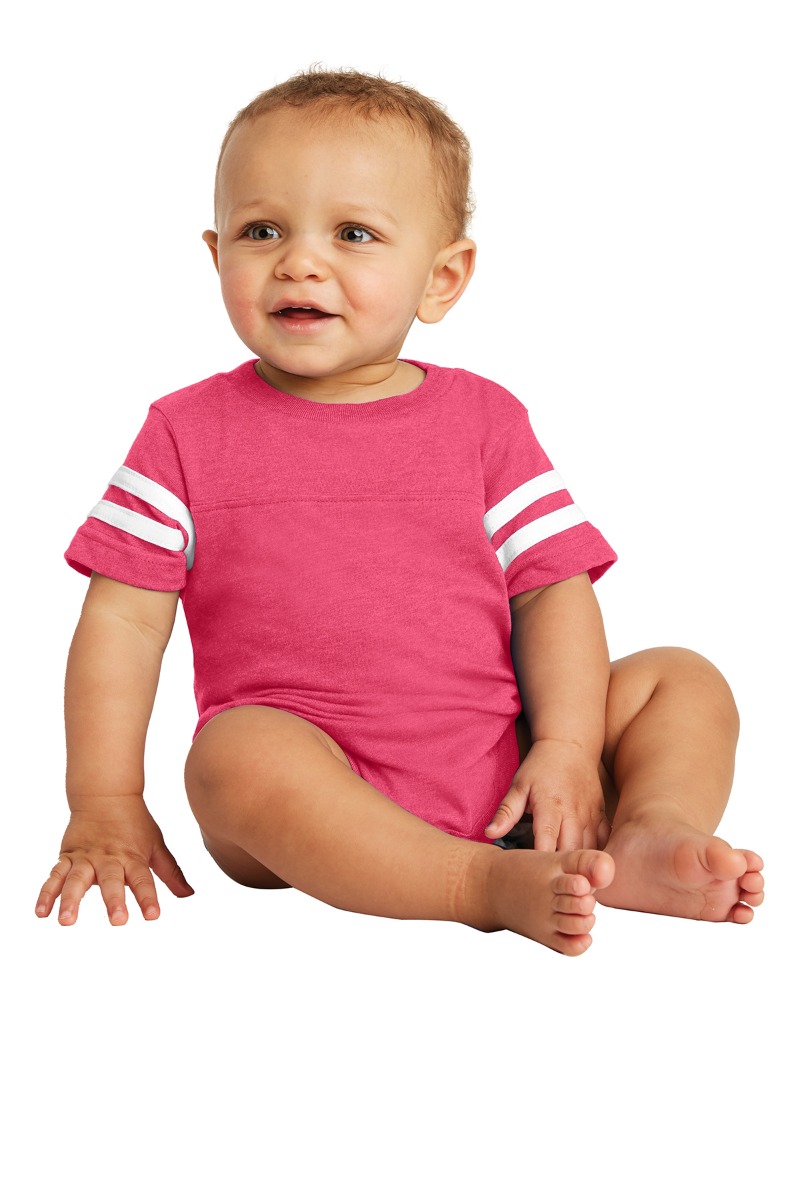 Rabbit Skins Infant Football Fine Jersey Bodysuit Product Image