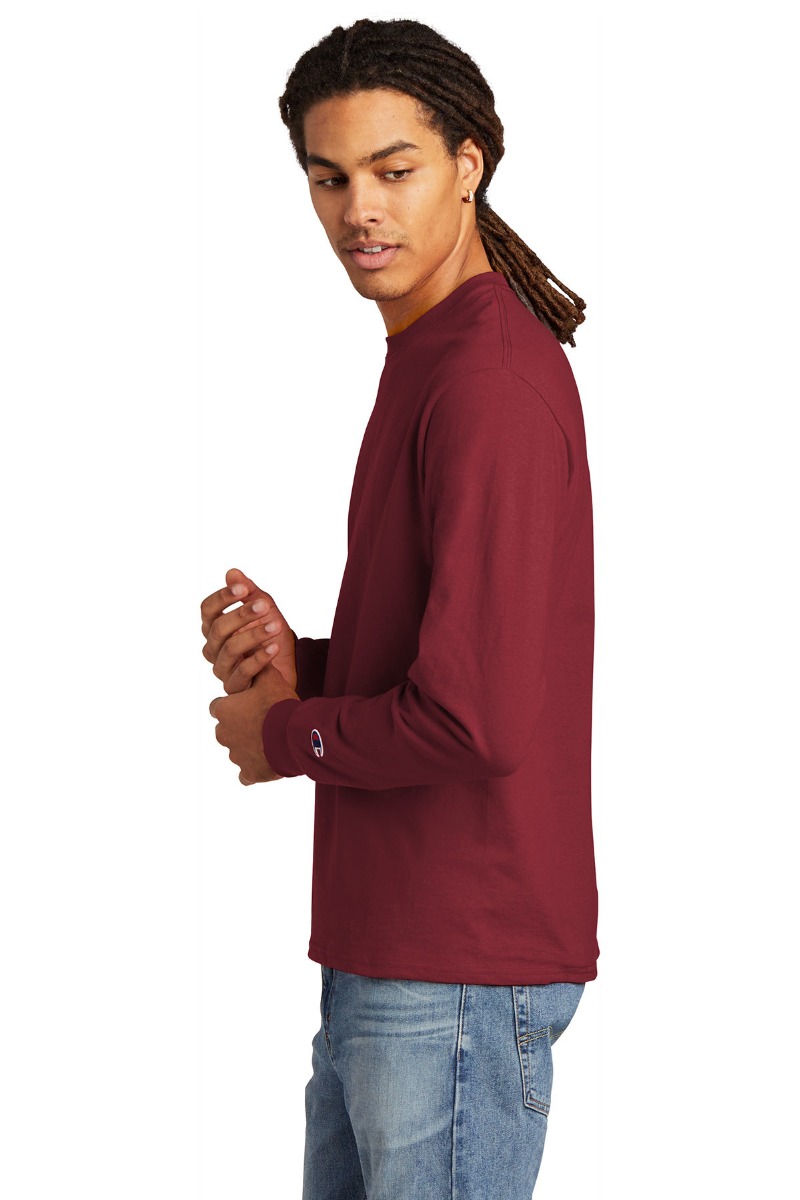 Champion Heritage 5.2 oz. Jersey Long Sleeve Tee Product Image