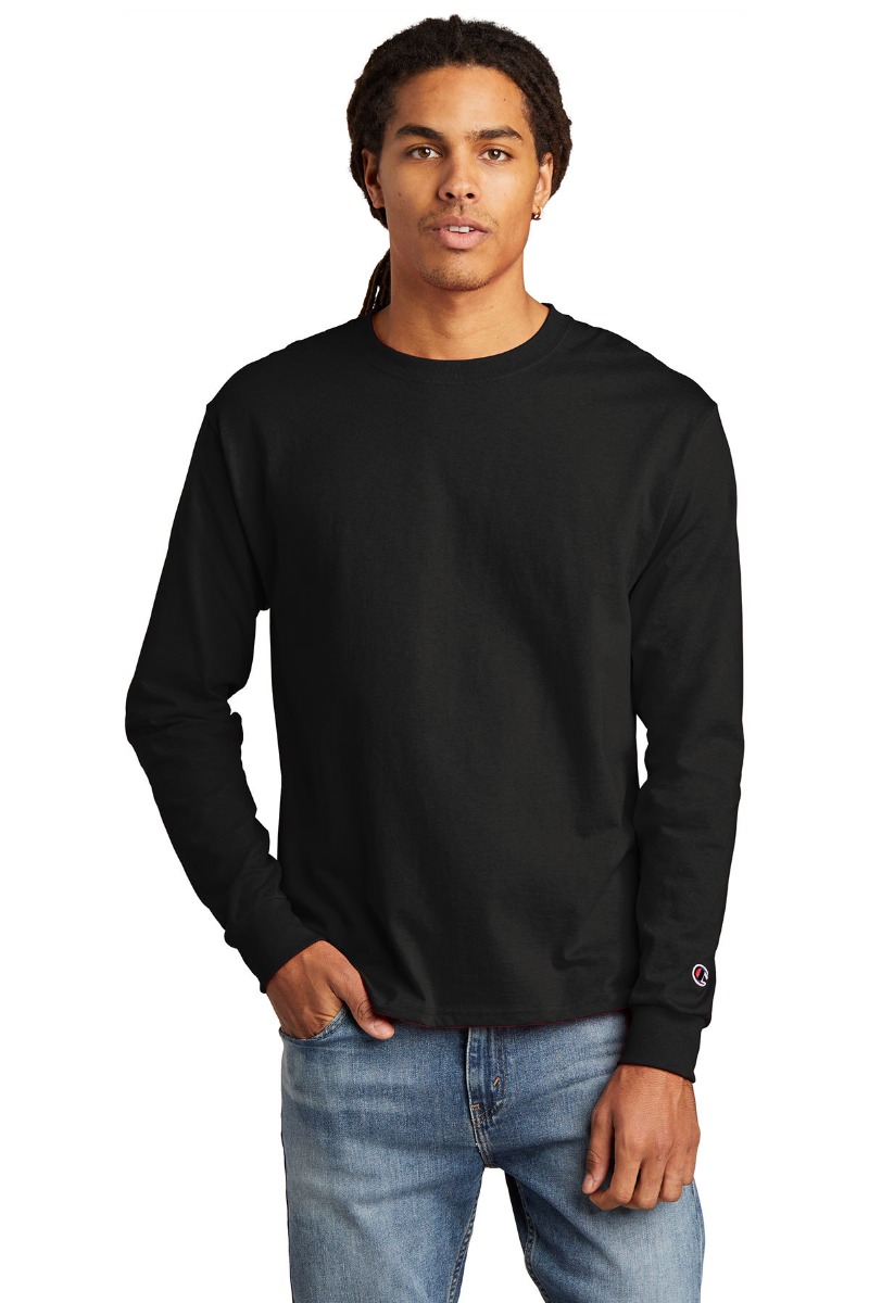 Champion Heritage 5.2 oz. Jersey Long Sleeve Tee Product Image