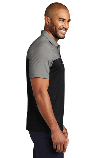 Port Authority Fine Pique Blend Blocked Polo Product Image