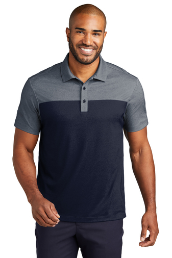 Port Authority Fine Pique Blend Blocked Polo Product Image