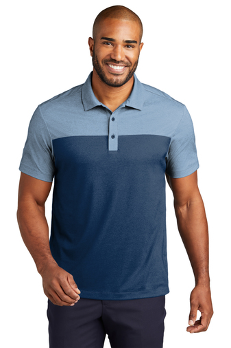 Port Authority Fine Pique Blend Blocked Polo Product Image
