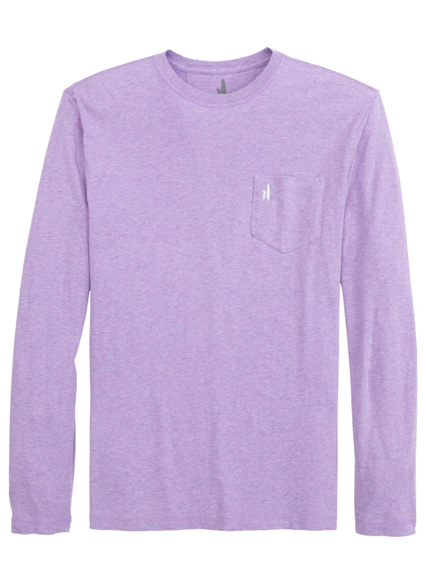 johnnie-O Men's Heathered Brennan Long-Sleeve T-Shirt Product Image