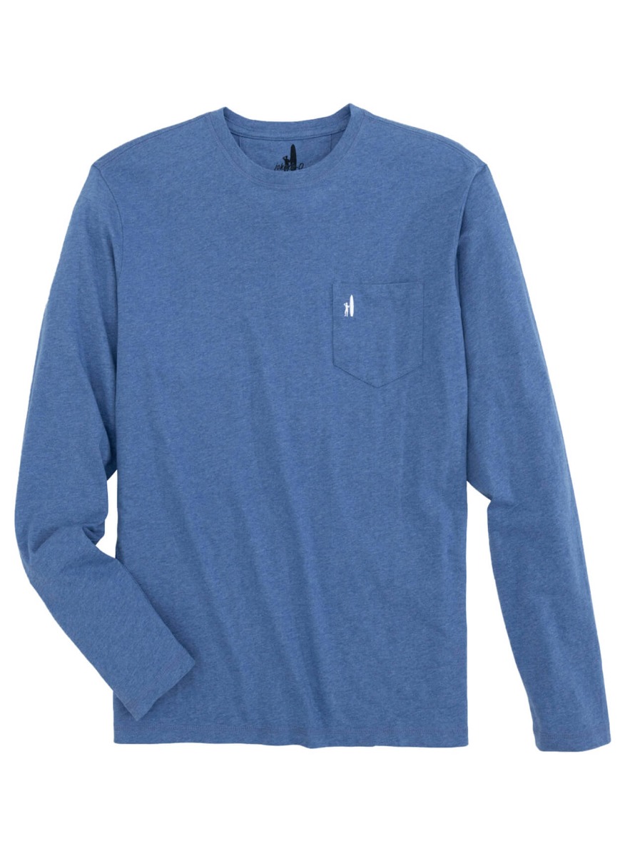 johnnie-O Men's Heathered Brennan Long-Sleeve T-Shirt Product Image