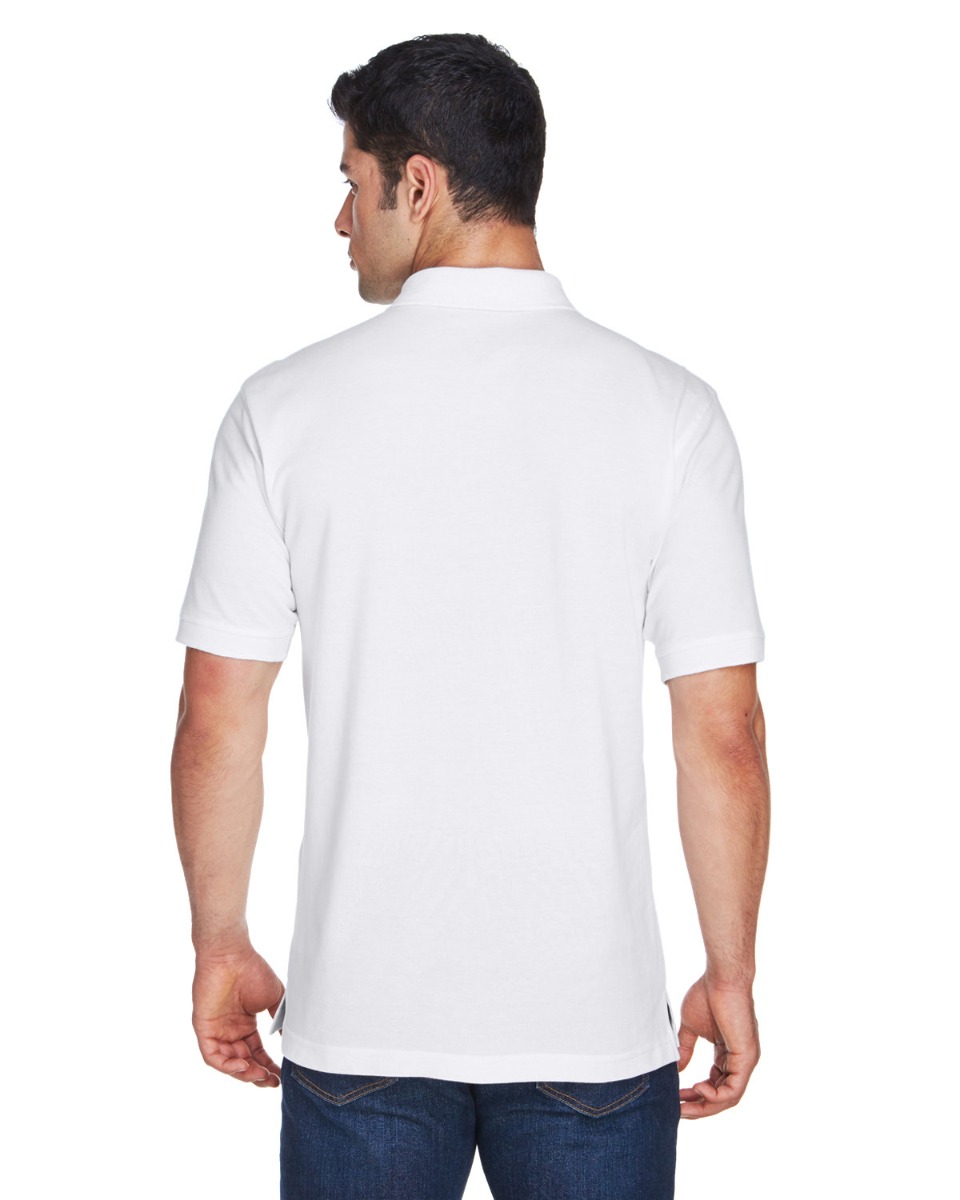 Harriton Men's 6 oz. Ringspun Cotton Piqué Short-Sleeve Polo Product Image