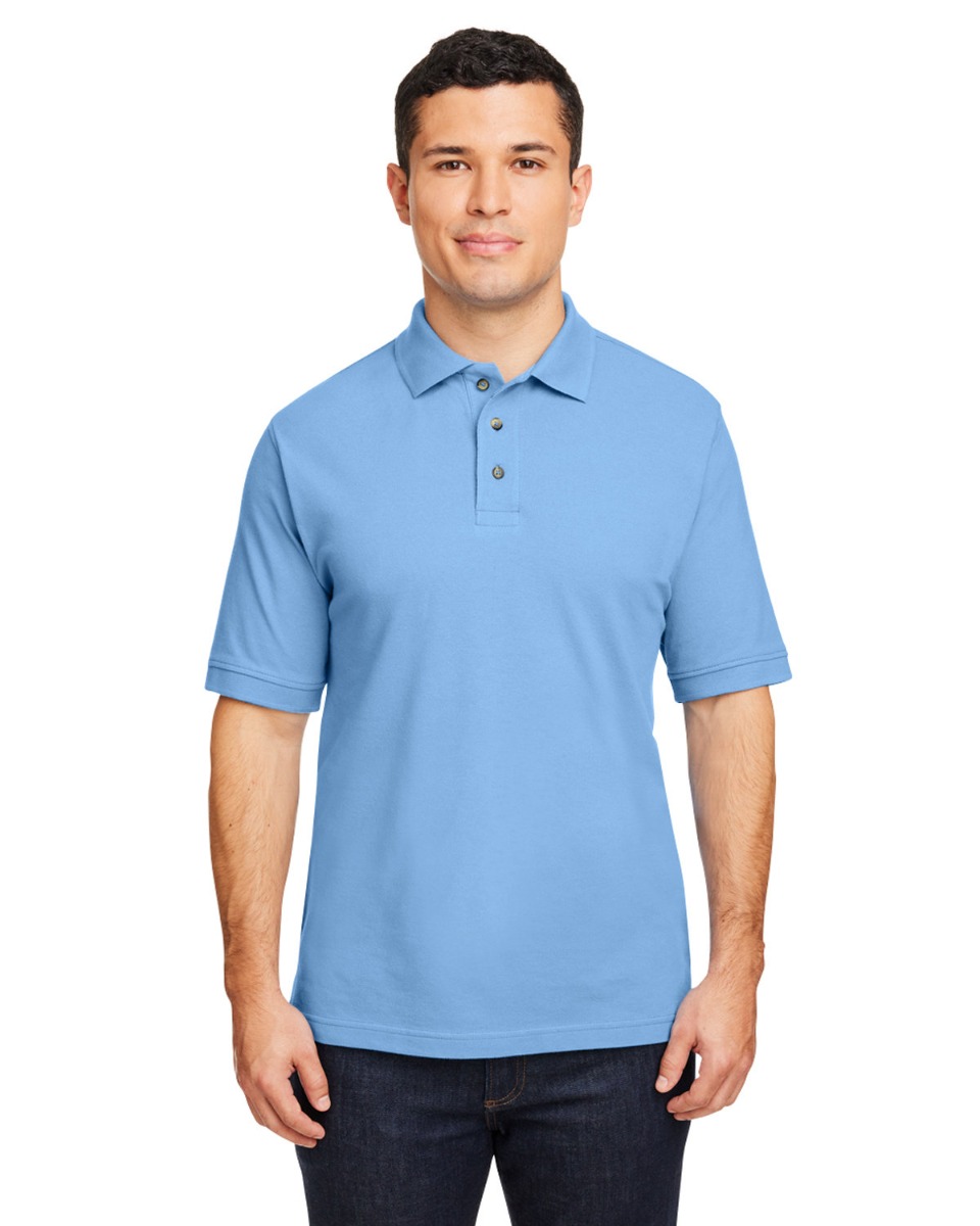 Harriton Men's 6 oz. Ringspun Cotton Piqué Short-Sleeve Polo Product Image