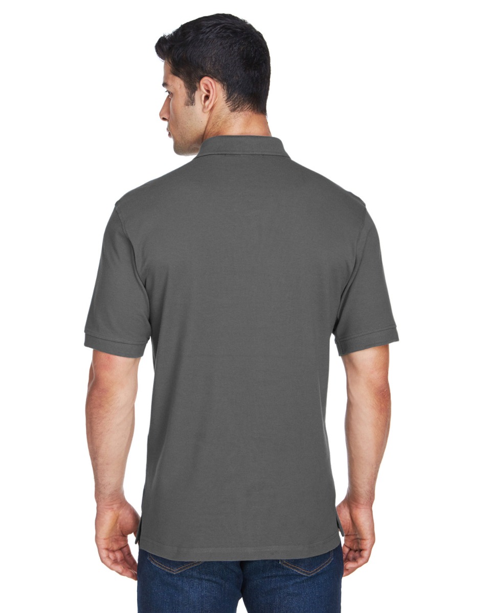 Harriton Men's 6 oz. Ringspun Cotton Piqué Short-Sleeve Polo Product Image