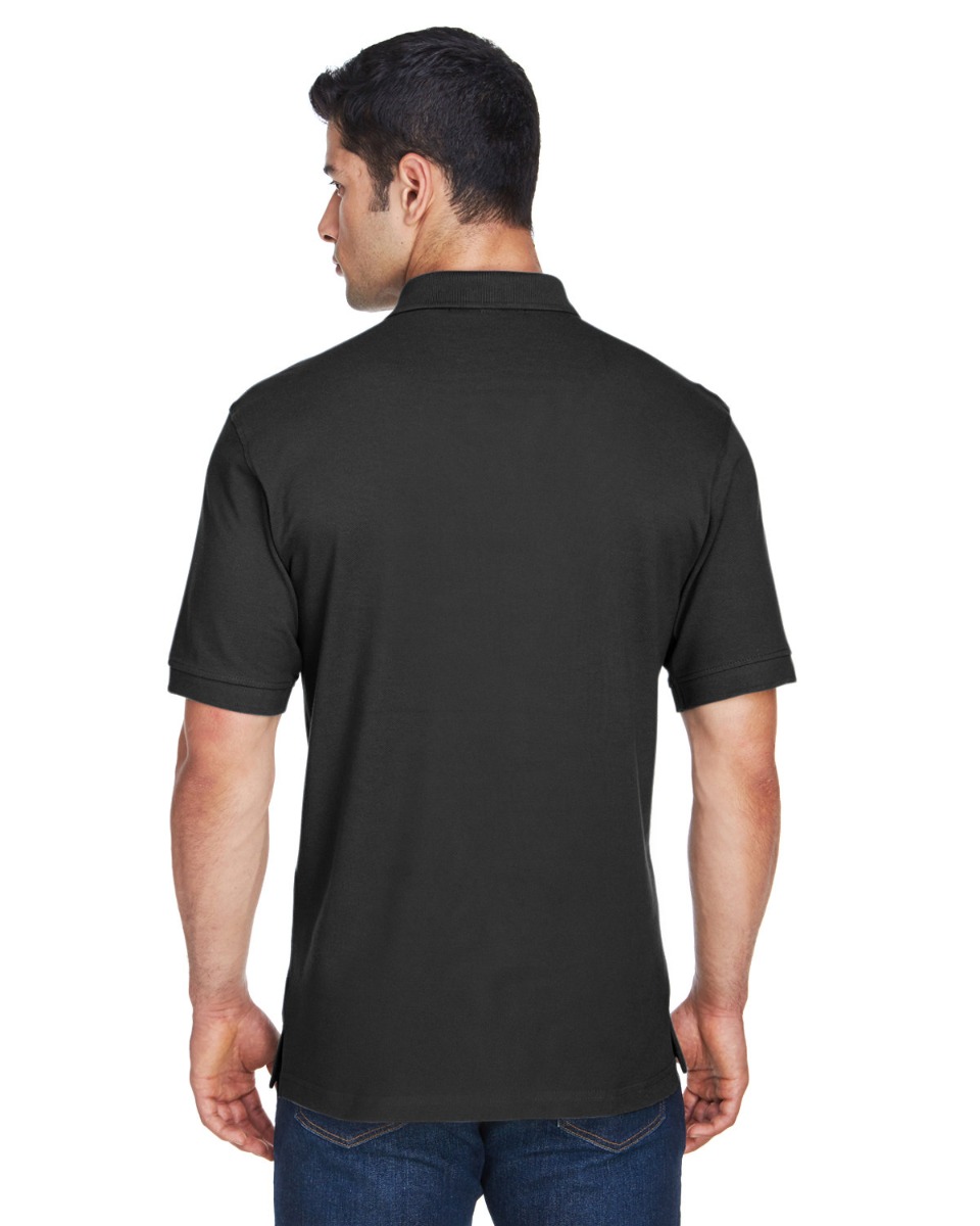 Harriton Men's 6 oz. Ringspun Cotton Piqué Short-Sleeve Polo Product Image