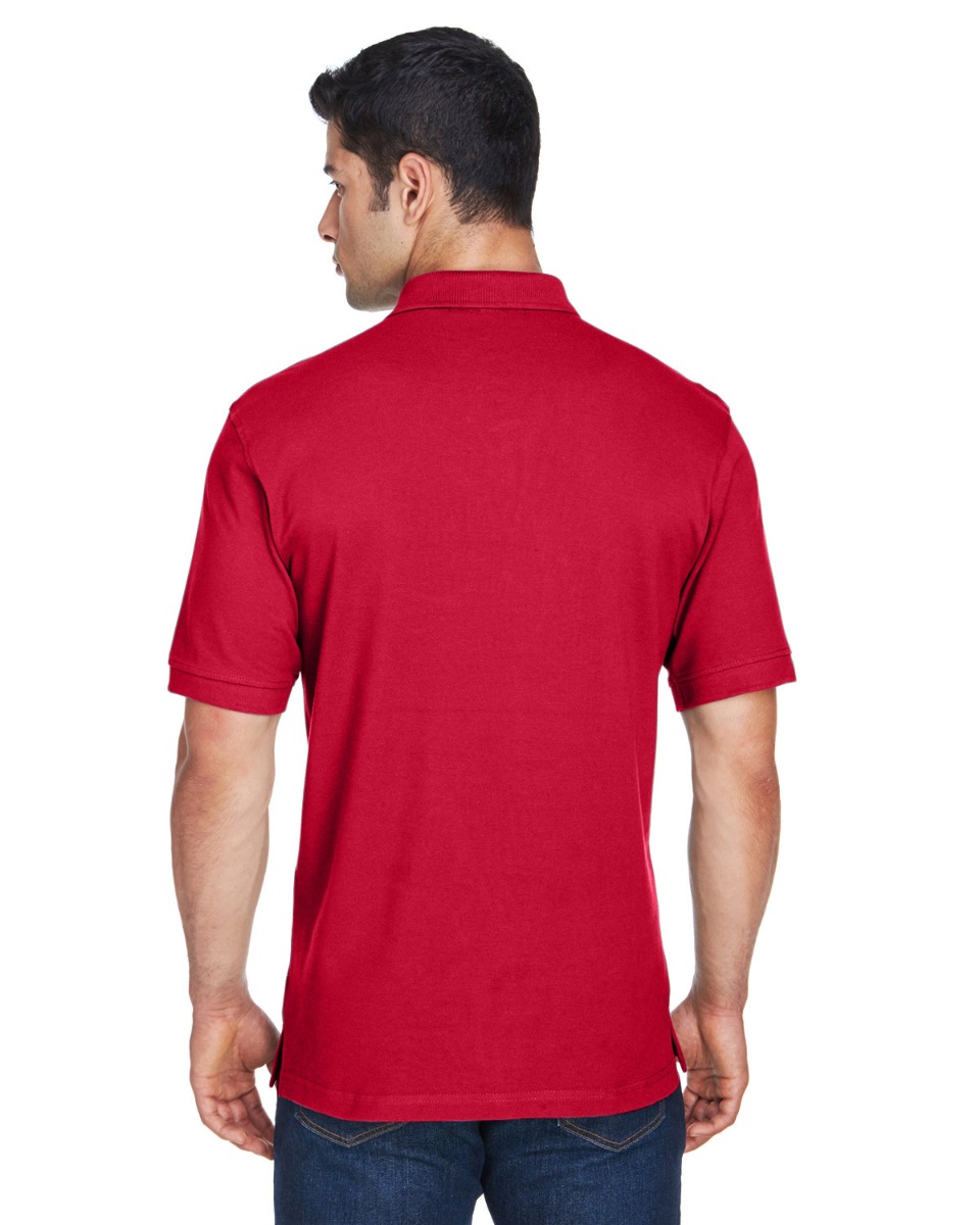 Harriton Men's 6 oz. Ringspun Cotton Piqué Short-Sleeve Polo Product Image