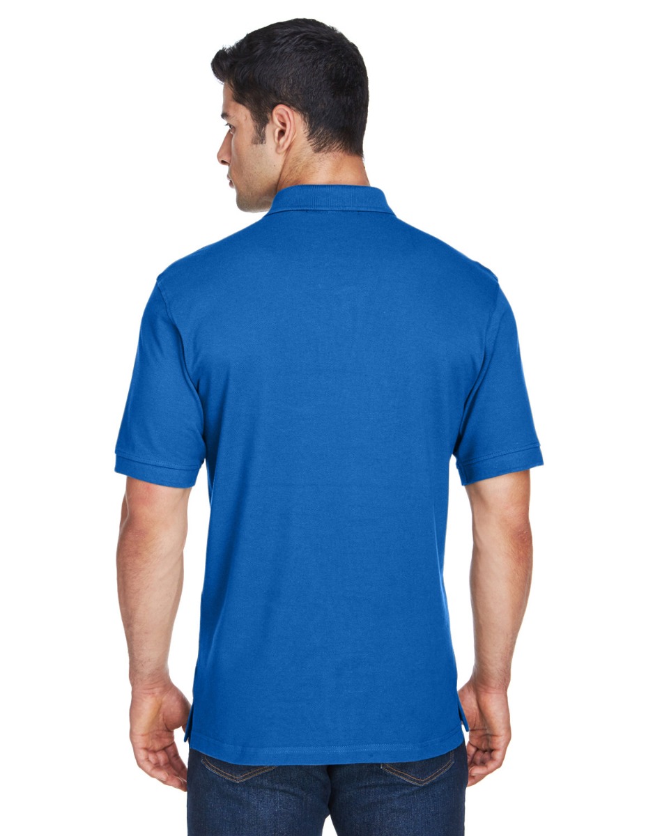 Harriton Men's 6 oz. Ringspun Cotton Piqué Short-Sleeve Polo Product Image
