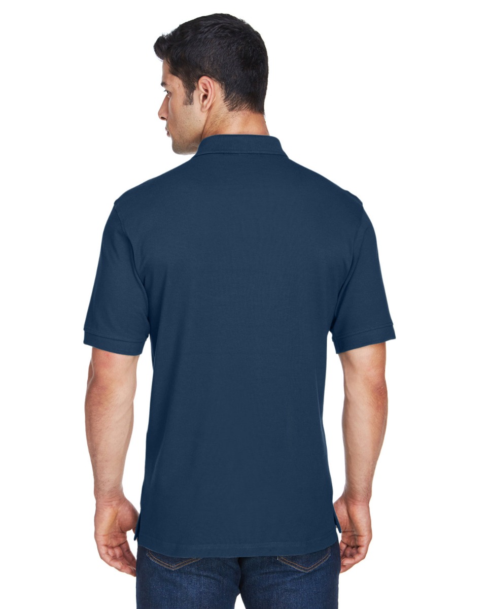 Harriton Men's 6 oz. Ringspun Cotton Piqué Short-Sleeve Polo Product Image
