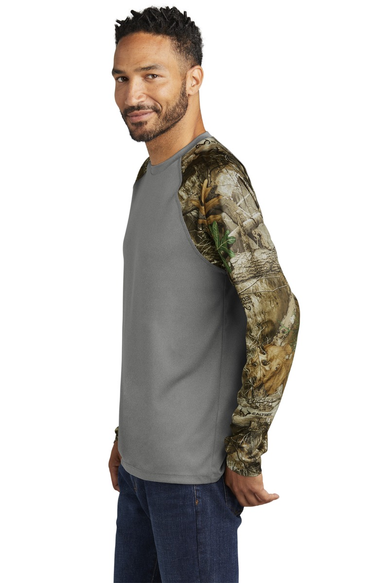 Russell Outdoors™ Realtree® Colorblock Performance Long Sleeve Tee Product Image