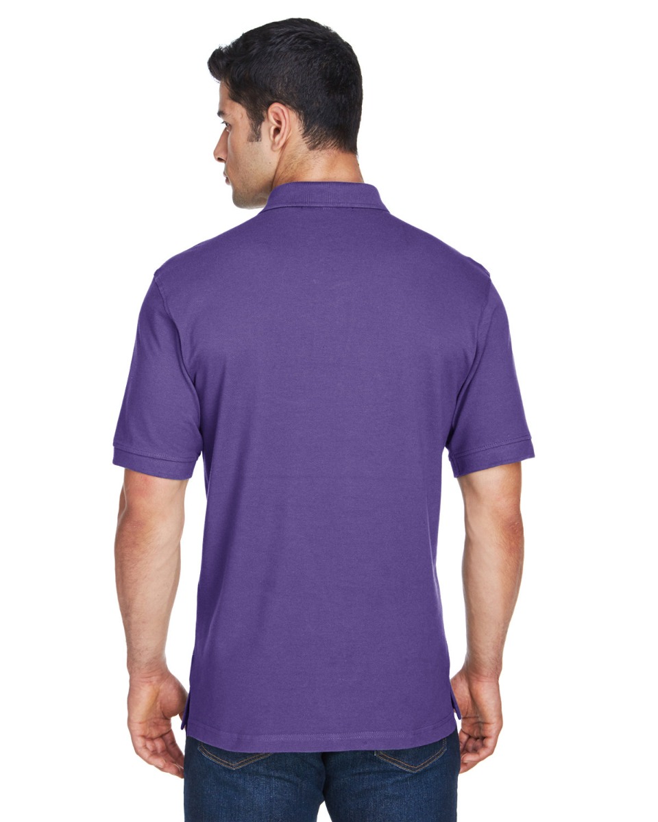 Harriton Men's 6 oz. Ringspun Cotton Piqué Short-Sleeve Polo Product Image