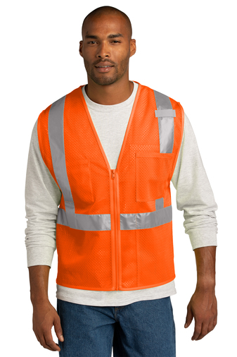 CornerStone ANSI 107 Class 2 Mesh Zippered Vest Product Image