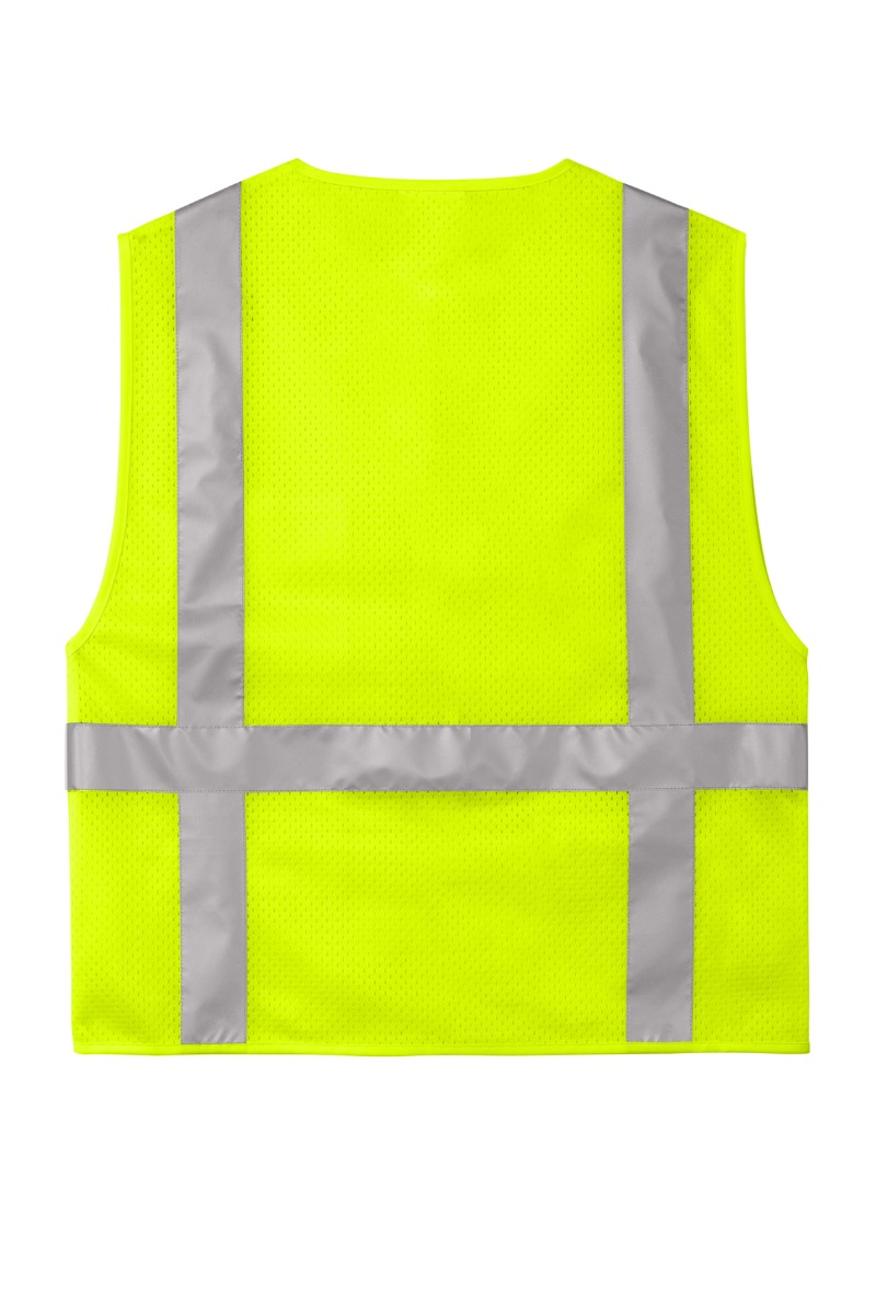 CornerStone ANSI 107 Class 2 Mesh Six-Pocket Zippered Vest Product Image