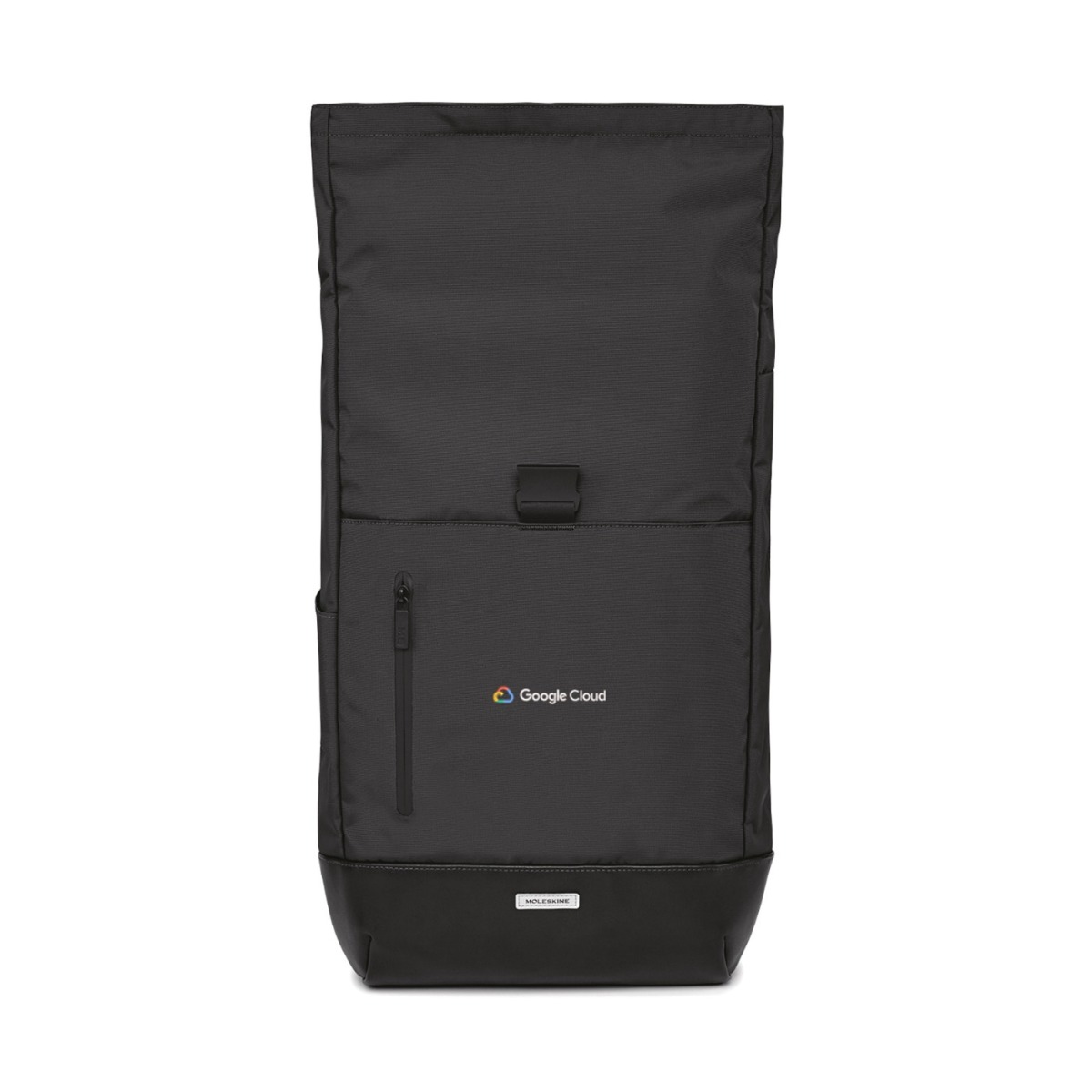 thumbnail image 2 of Moleskine Metro ROLLTOP Backpack 30L - Water-Resistant Laptop Backpack Black 2 of 9