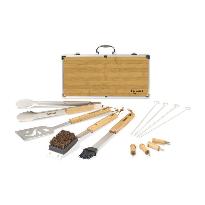 Cuisinart® Bamboo 13 PC Grill Tool Set Product Image