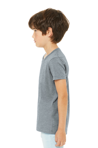 BELLA+CANVAS Youth Heather CVC Tee Product Image