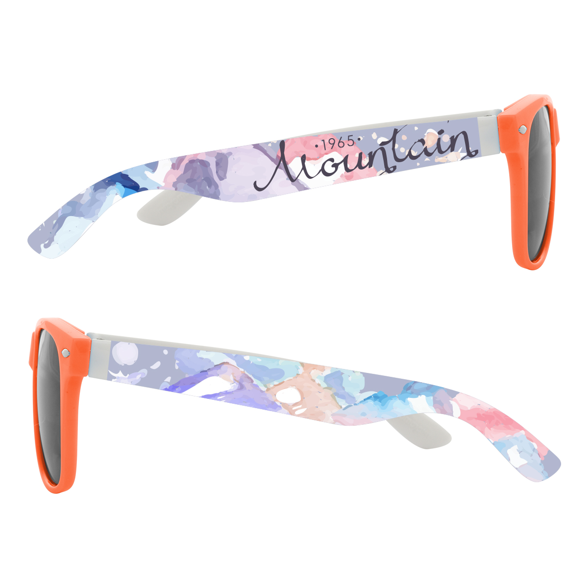 Full Color Colorblock Malibu Sunglasses Product Image