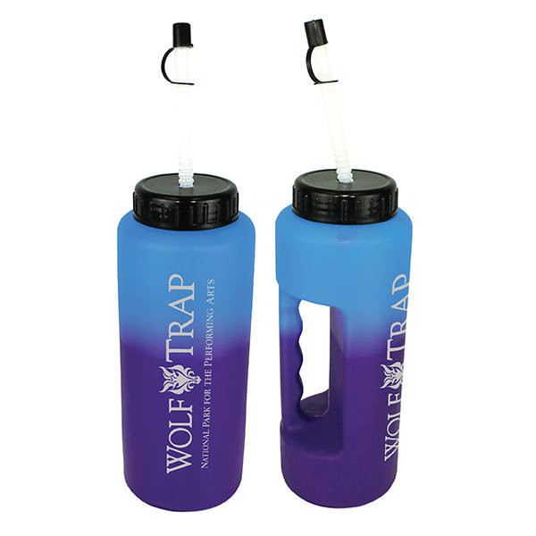 Mood 32 oz. Grip Bottle with Flexible Straw Product Image