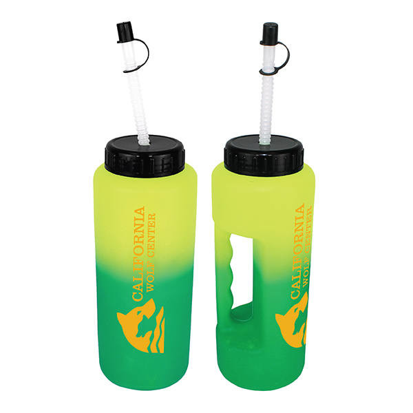 Mood 32 oz. Grip Bottle with Flexible Straw Product Image