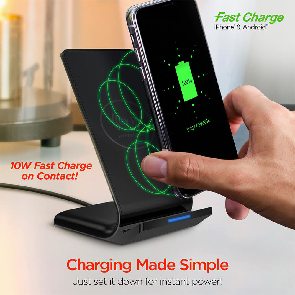 HyperGear 10W Wireless Fast Charging Stand Product Image