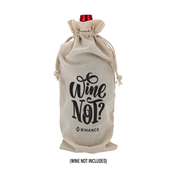 Linen Wine Gift Bag