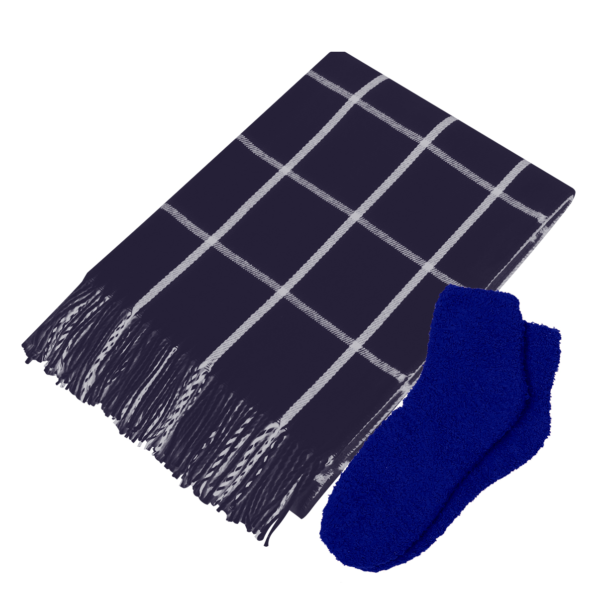 Charleston Throw & Fuzzy Socks Set Product Image