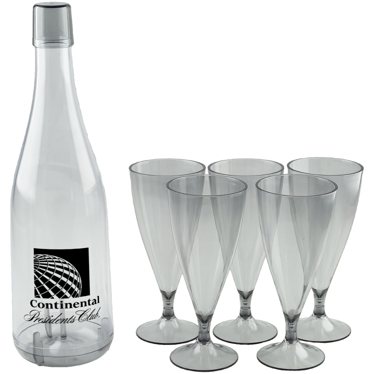 Bubbly Reusable Champagne Flutes Set Product Image