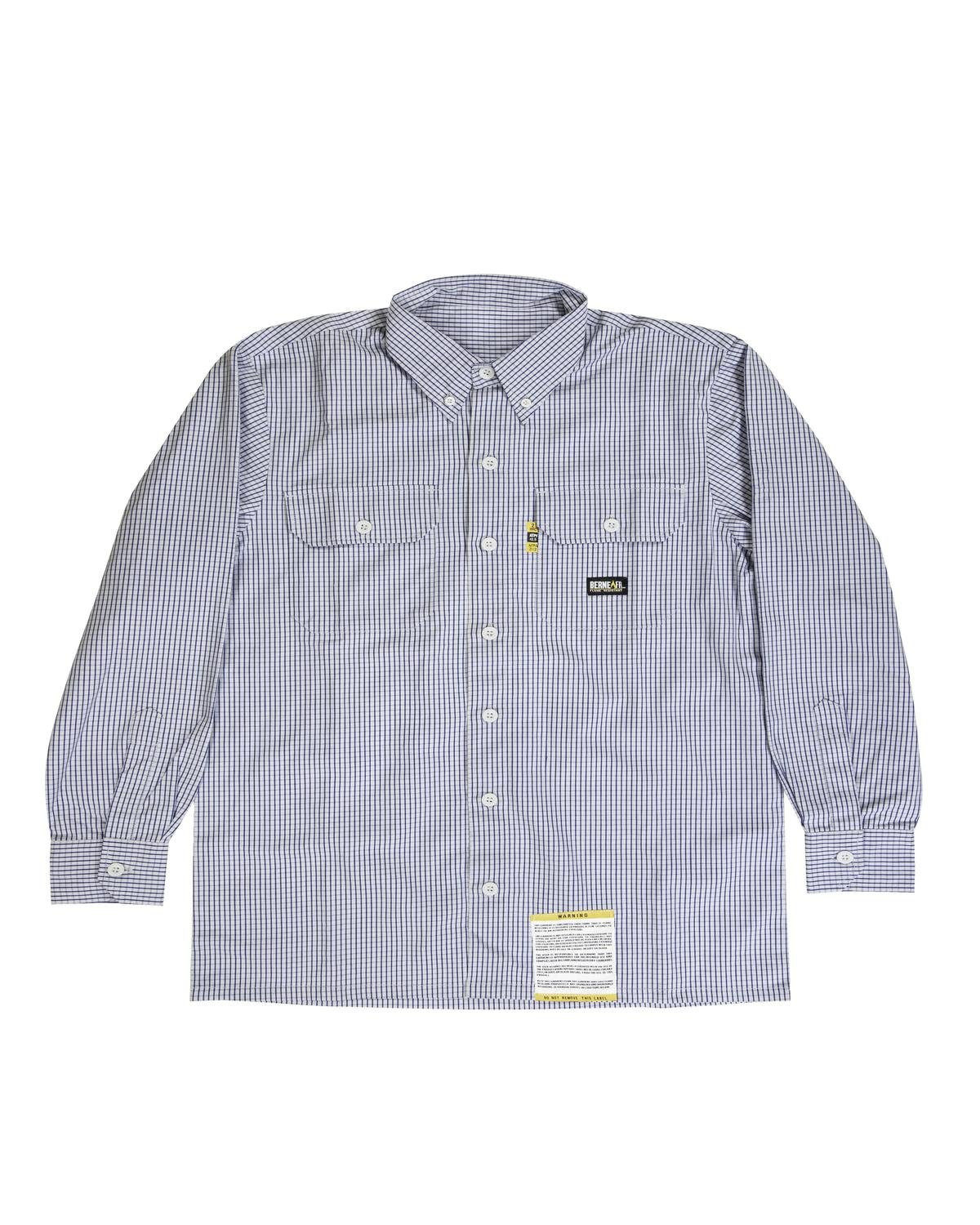 Berne Men's Flame-Resistant Down Plaid Work Shirt Product Image