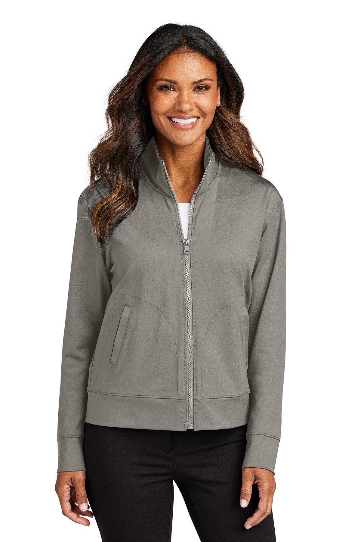 Port Authority Women's C-FREE® Double Knit Full-Zip Product Image