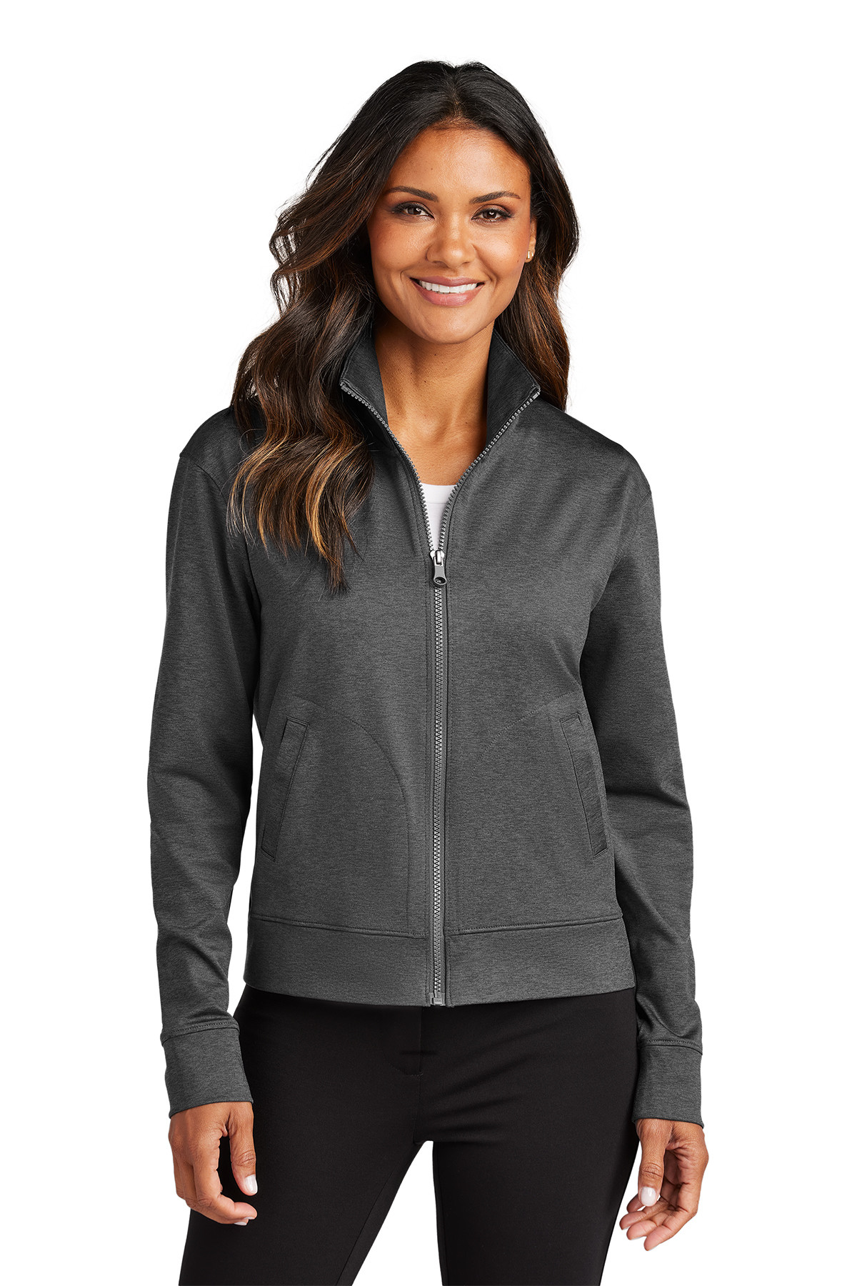 Port Authority Women's C-FREE® Double Knit Full-Zip Product Image