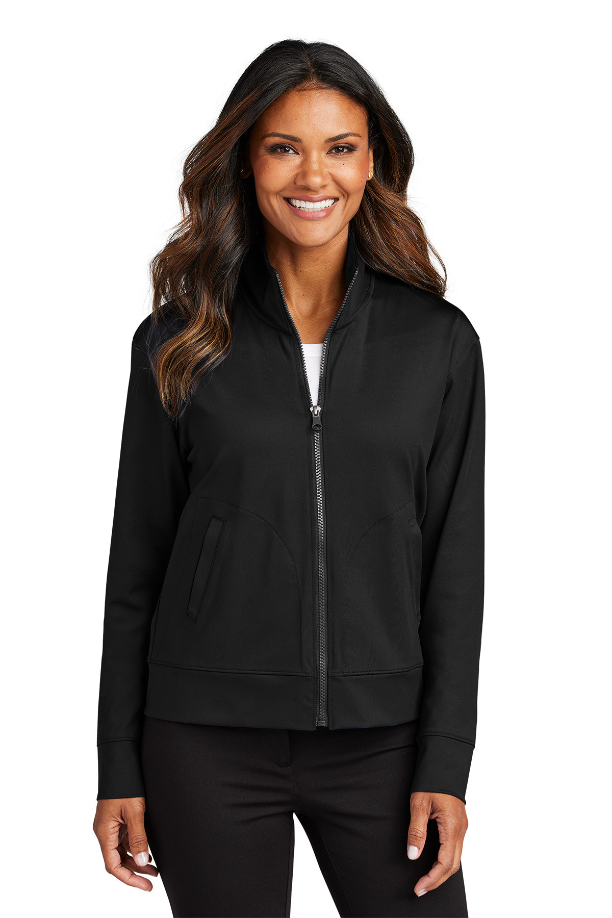 Port Authority Women's C-FREE® Double Knit Full-Zip Product Image