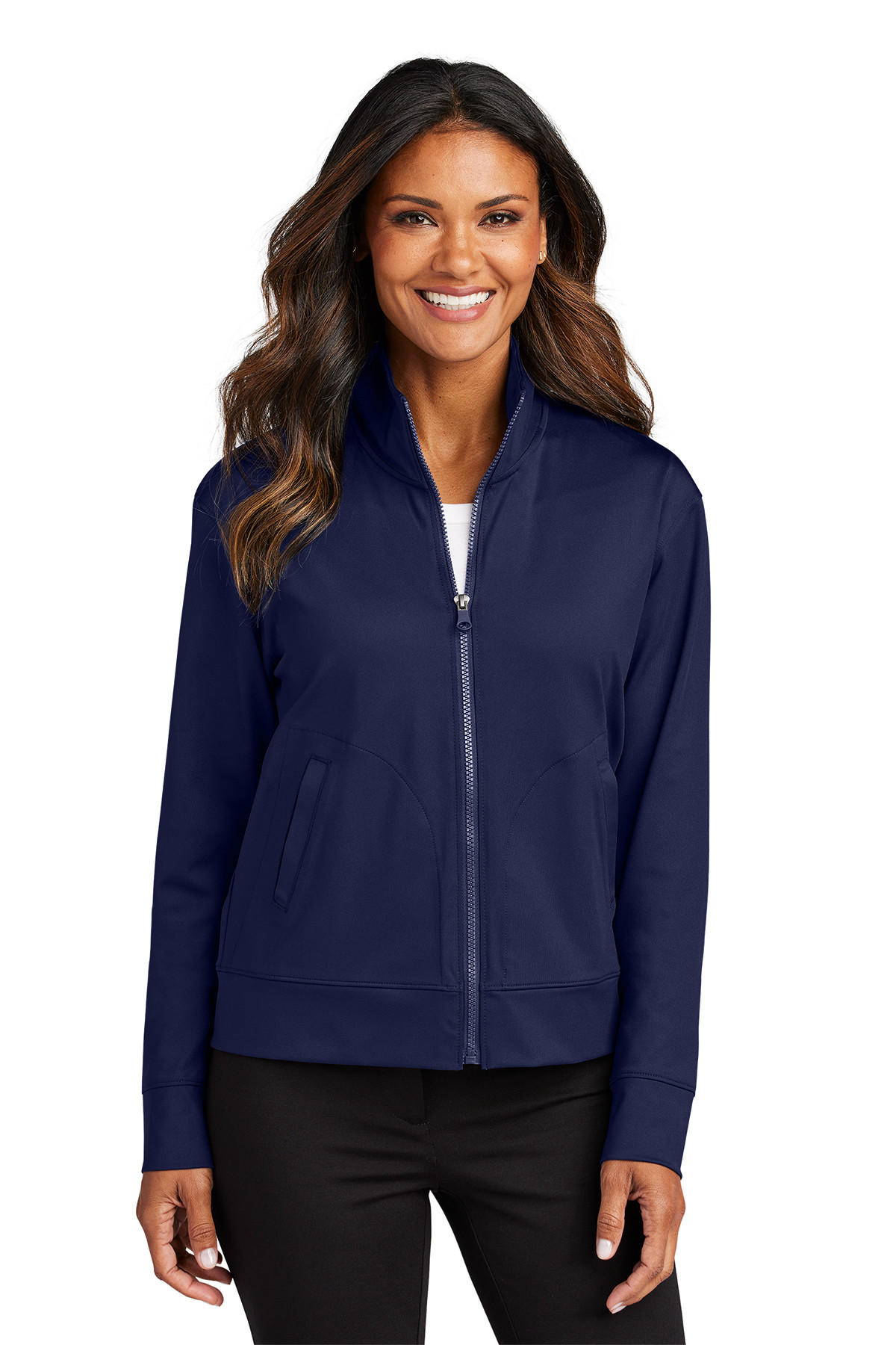 Port Authority Women's C-FREE® Double Knit Full-Zip Product Image