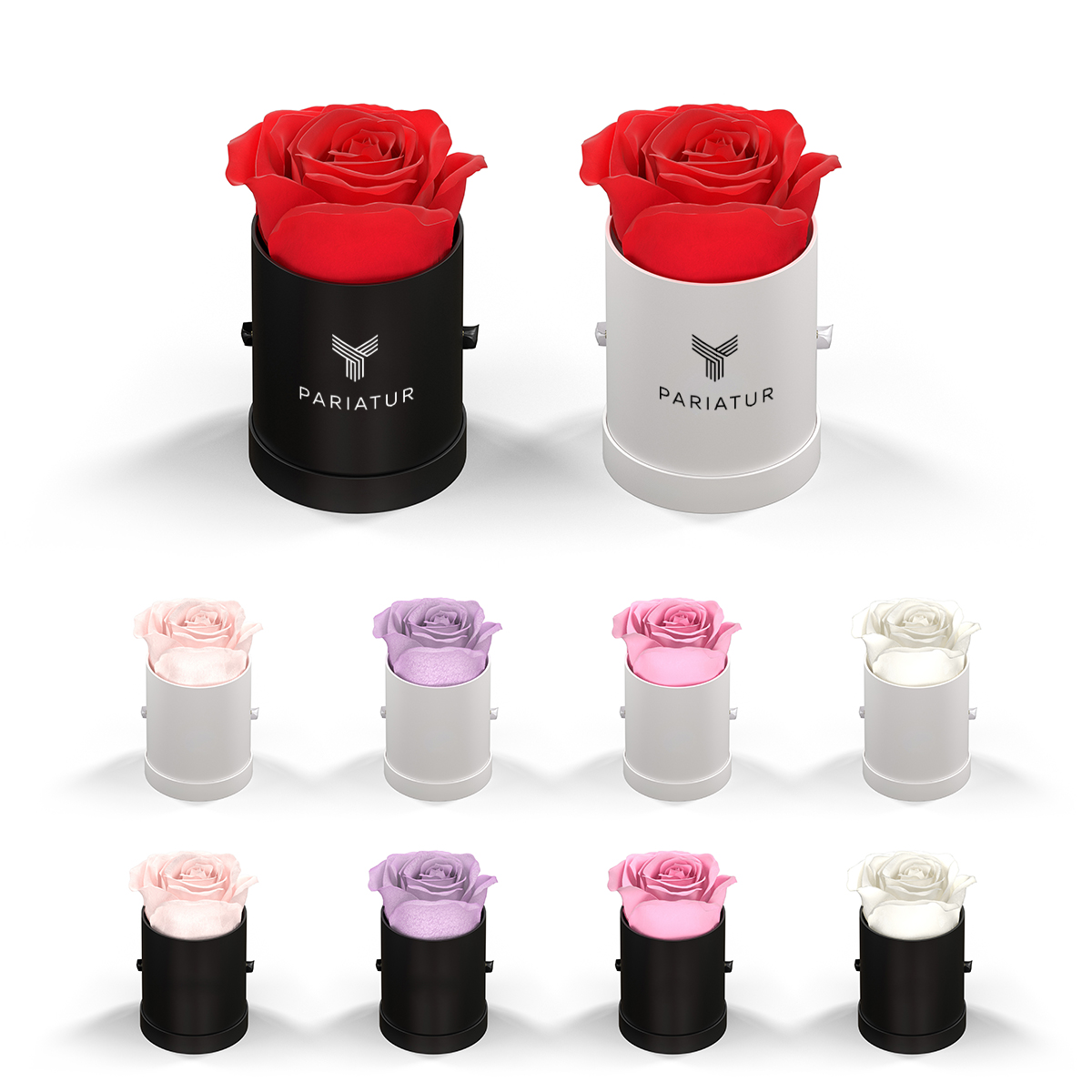 Classique by VeF Le Mini™ Round Eternity Rose Box Product Image