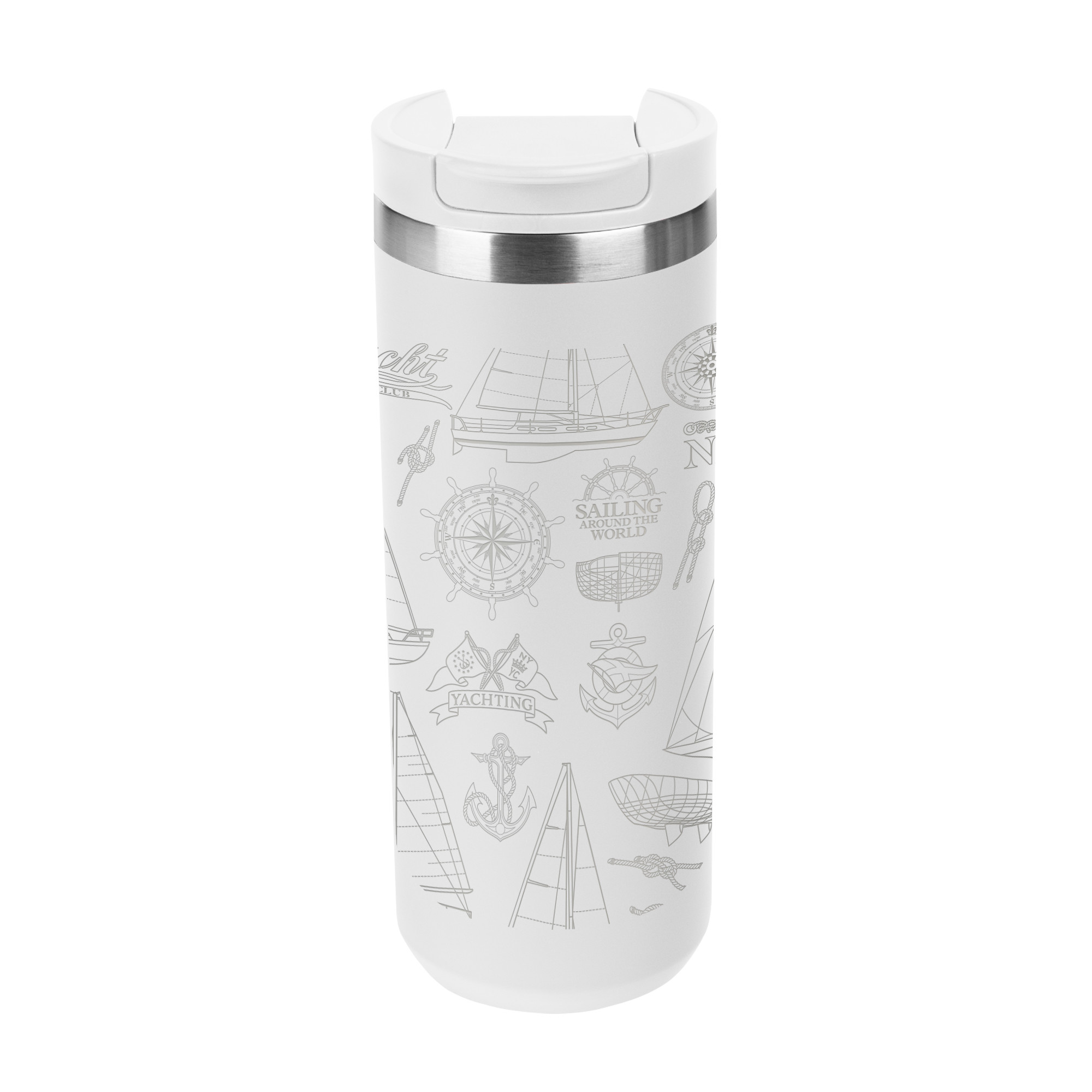 Full Laser Sienna Stainless Steel Bottle - 18 oz. Product Image