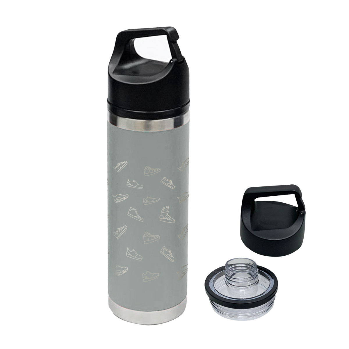 Full Laser Davenport Stainless Steel Bottle - 18 oz. Product Image