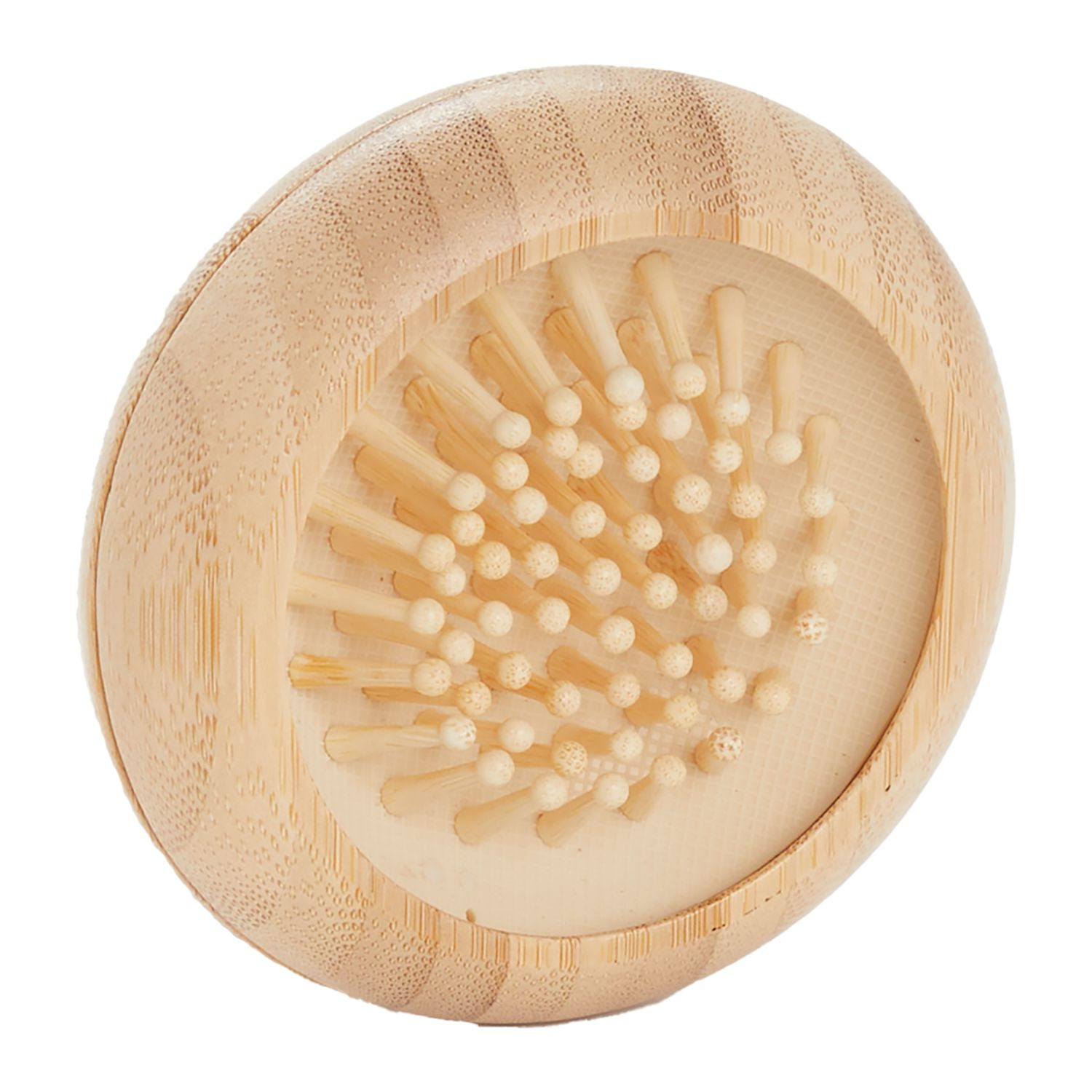 FSC® 100% Bamboo Compact Mirror & Brush Product Image