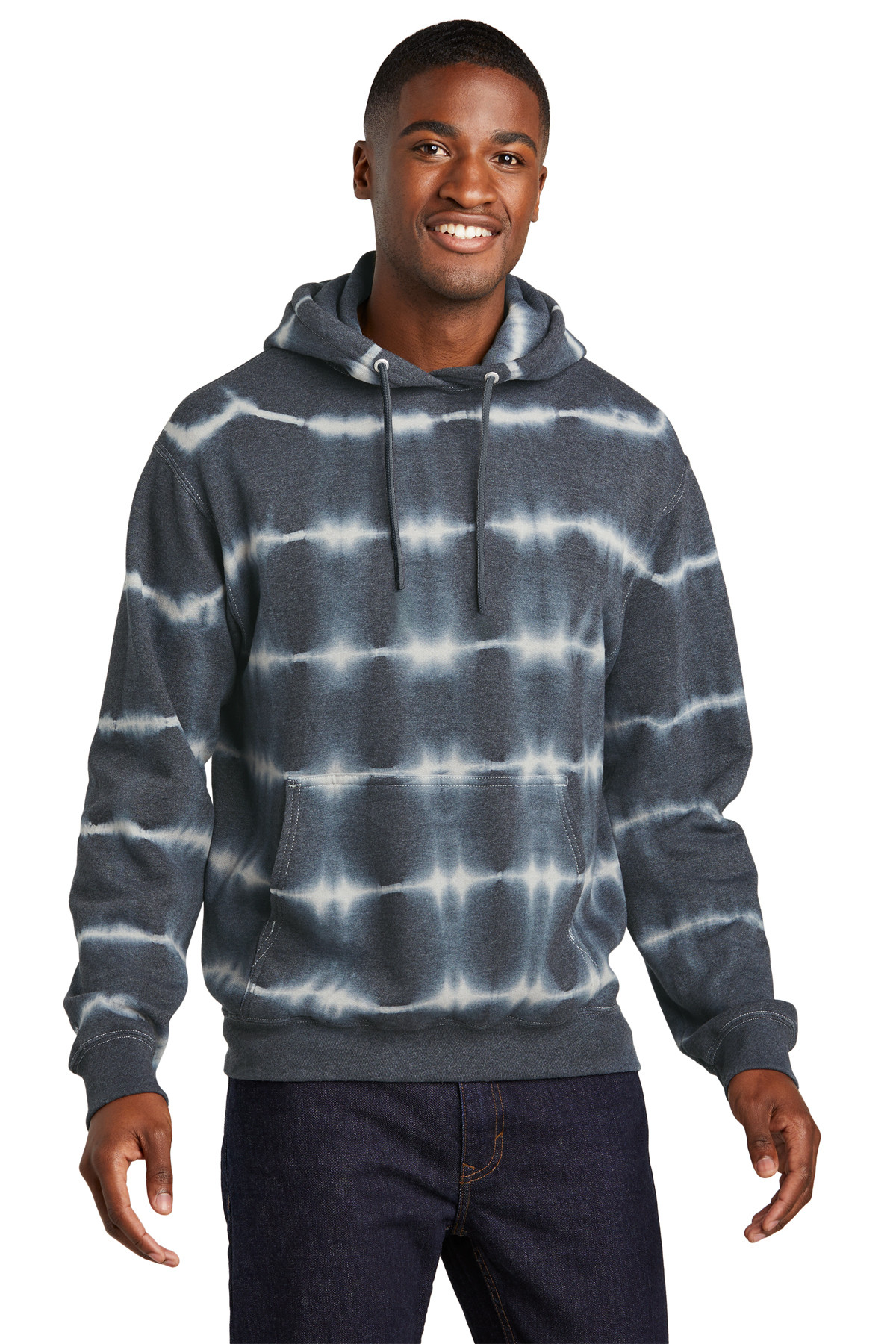 Port & Company Allover Stripe Tie-Dye Fleece Product Image