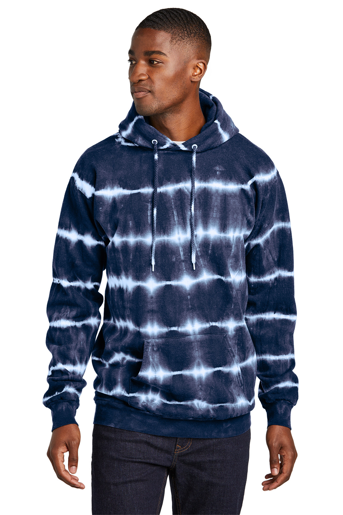 Port & Company Allover Stripe Tie-Dye Fleece Product Image