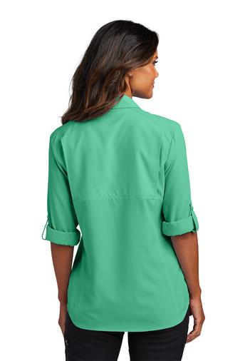 Port Authority Women's Long Sleeve UV Daybreak Shirt Product Image