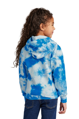 Port & Company Youth Crystal Tie-Dye Pullover Hoodie Product Image