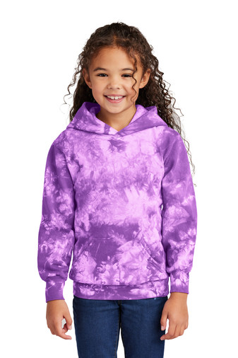 Port & Company Youth Crystal Tie-Dye Pullover Hoodie Product Image