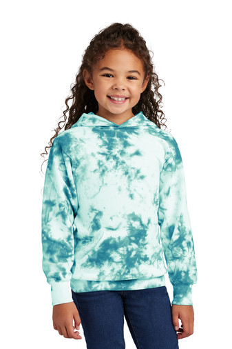 Port & Company Youth Crystal Tie-Dye Pullover Hoodie Product Image