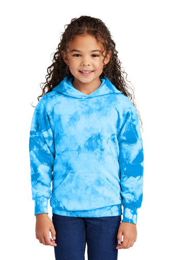 Port & Company Youth Crystal Tie-Dye Pullover Hoodie Product Image