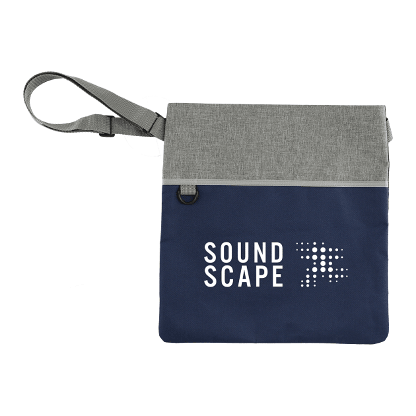 Double Heather RPET Crossbody Tote Product Image